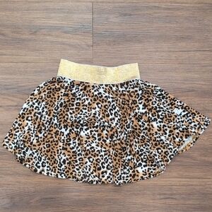Vi & Jax Leopard Skirt